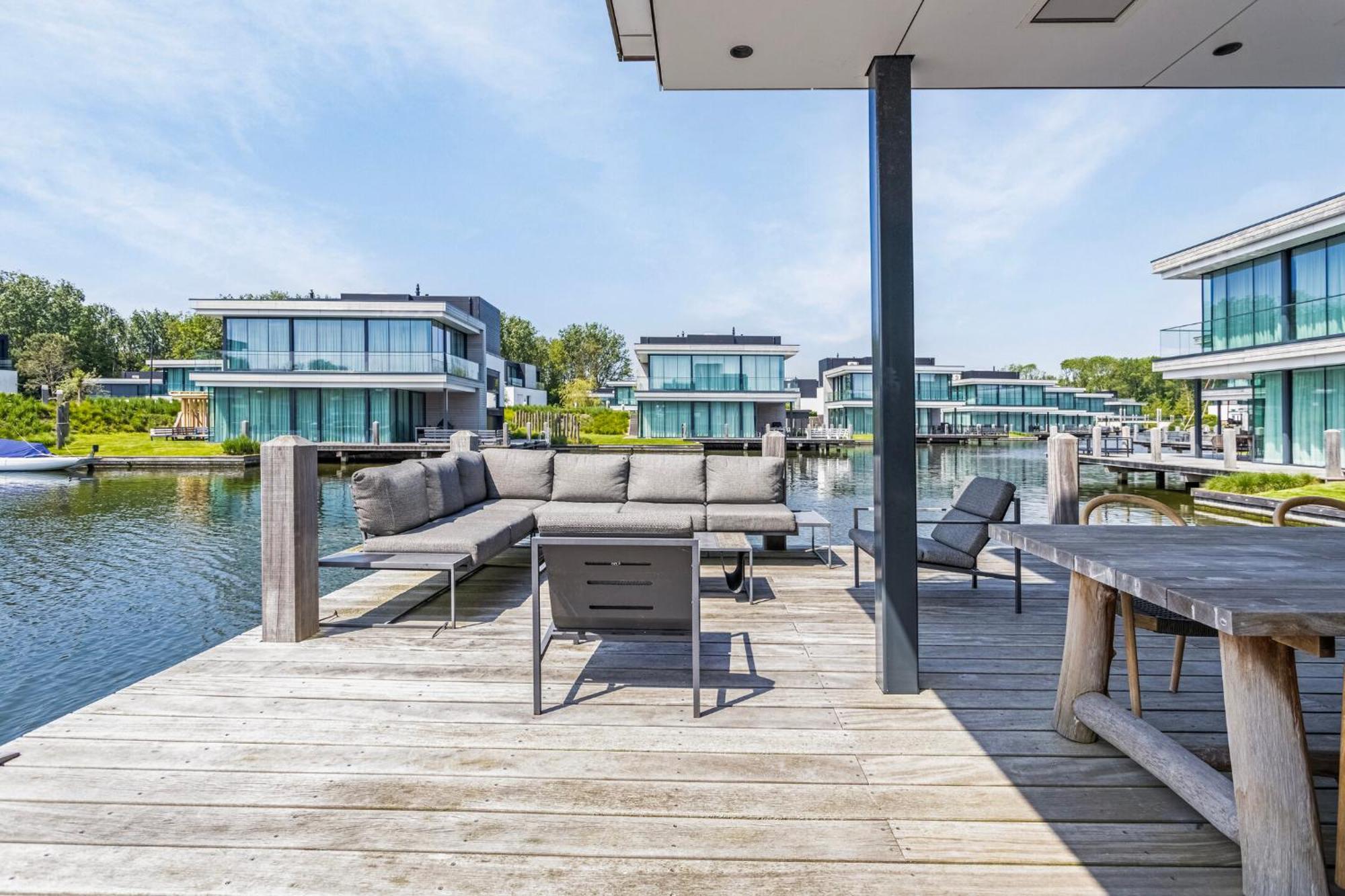 Lake House With Dock At Lake Veere, Zeeland Arnemuiden Luaran gambar